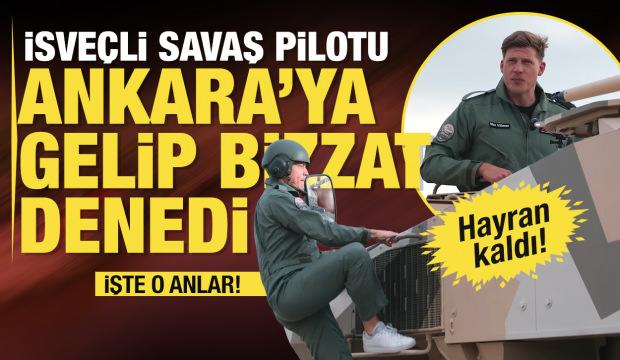 İsve&ccedil;li savaş pilotu Villman T&uuml;rkiye'nin tank avcısına hayran kaldı