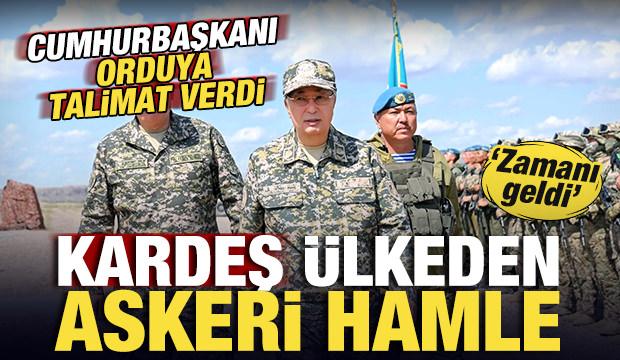 Kardeş &uuml;lkeden askeri hamle! Cumhurbaşkanı orduya talimat verdi! "Zamanı geldi"