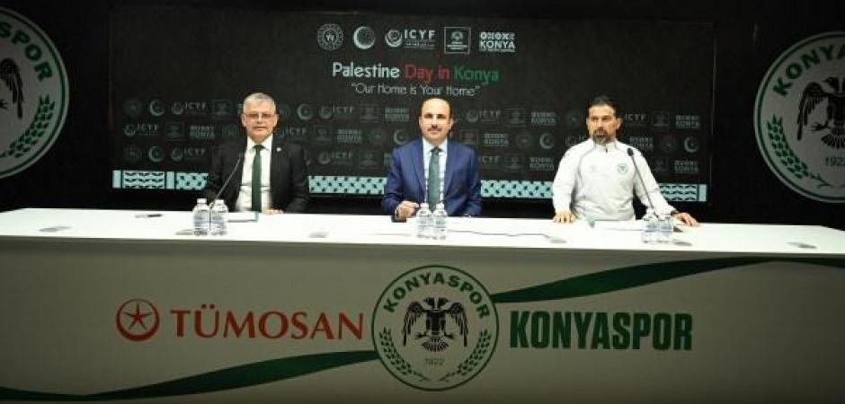 Konyaspor'da Filistin ma&ccedil;ı heyecanı! Herkesi davet ettiler: Biletler bedava