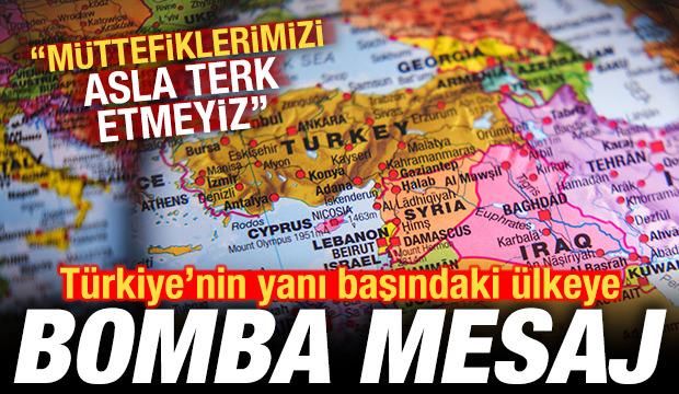 Trump'tan T&uuml;rkiye'nin yanı başındaki &uuml;lkeye mesaj: M&uuml;ttefiklerimizi asla terk etmeyiz!