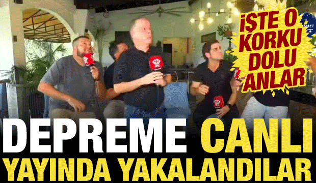 Canlı yayında yakalandılar! Panama'daki 7,7'lik deprem kameralara b&ouml;yle yansıdı
