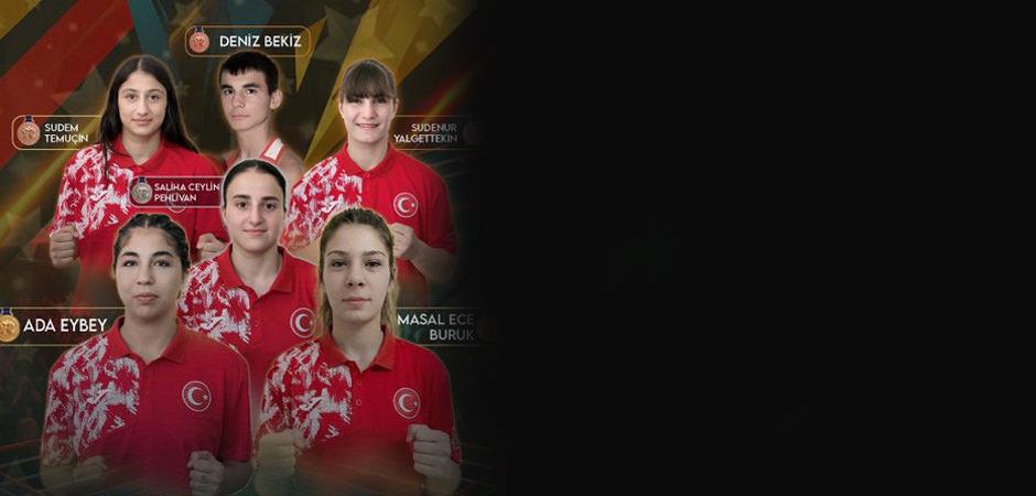 Milli sporcular Boks Şampiyonası'na damga vurdu! 2'si altın 6 madalya