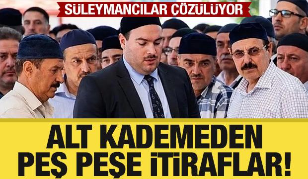 S&uuml;leymancılar &ccedil;&ouml;z&uuml;l&uuml;yor: İtiraf&ccedil;ı beyanları peş peşe geliyor