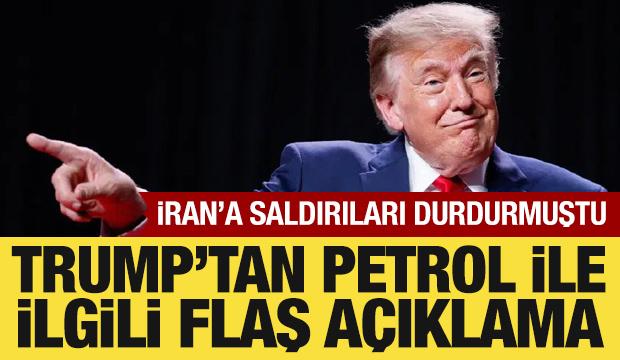 Trump, İran'a saldırıları durdurmuştu: Dizelle ilgili 'b&uuml;y&uuml;k bir duyuru' yapacak!
