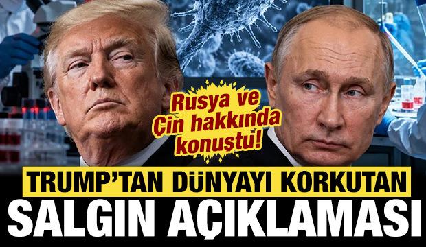 Trump'tan d&uuml;nyayı korkutan salgın a&ccedil;ıklaması: Rusya ve &Ccedil;in yorumu!