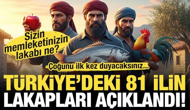 T&uuml;rkiye'deki 81 ilin lakapları a&ccedil;ıklandı! İşte memleketinizin lakabı...
