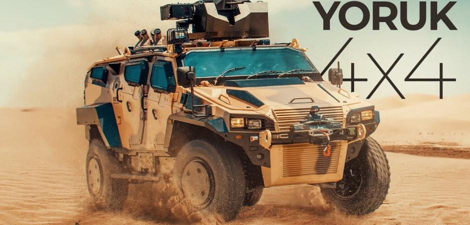 Araziye &ccedil;ıktığında engel tanımayan T&uuml;rk zırhlı aracı: Y&Ouml;R&Uuml;K 4X4!