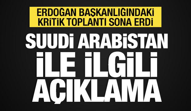 Cumhurbaşkanlığı Y&uuml;ksek İstişare Kurulu toplantısı sonrası a&ccedil;ıklama