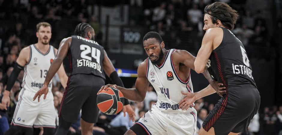 EuroLeague'de m&uuml;thiş zafer! Beşiktaş, Bayern M&uuml;nih'i dağıttı