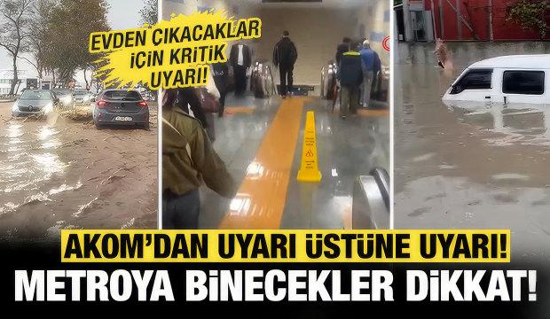 İstanbul'da şiddetli yağmur sonrası uzmanlardan uyarı üstüne uyarı geldi
