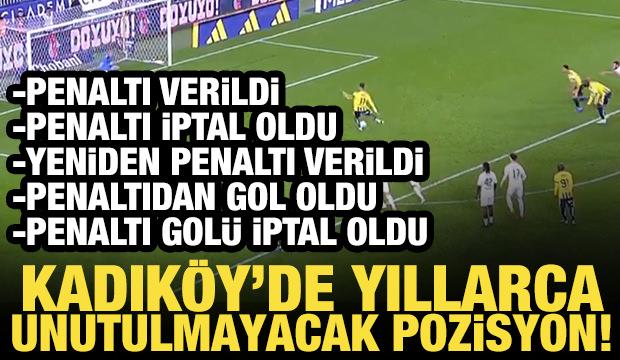 Kadık&ouml;y'de yıllarca unutulmayacak pozisyon! Penaltı, ofsayt, penaltı, gol iptali...