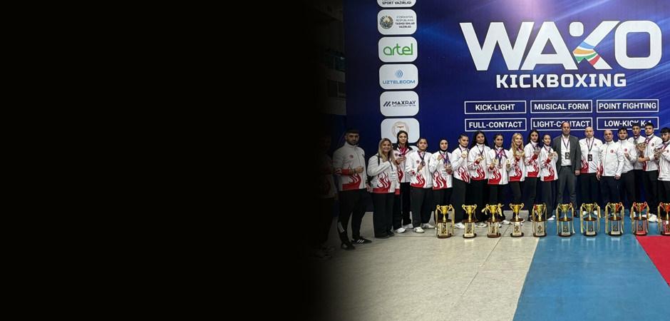 Milli sporculardan D&uuml;nya Kupası'nda 11'i altın, 23 madalya!