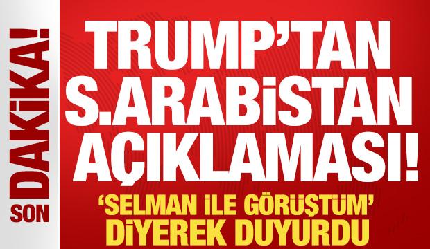 Trump'tan Suudi Arabistan a&ccedil;ıklaması! 'Husilerin tavrı &ccedil;ok k&ouml;t&uuml;'