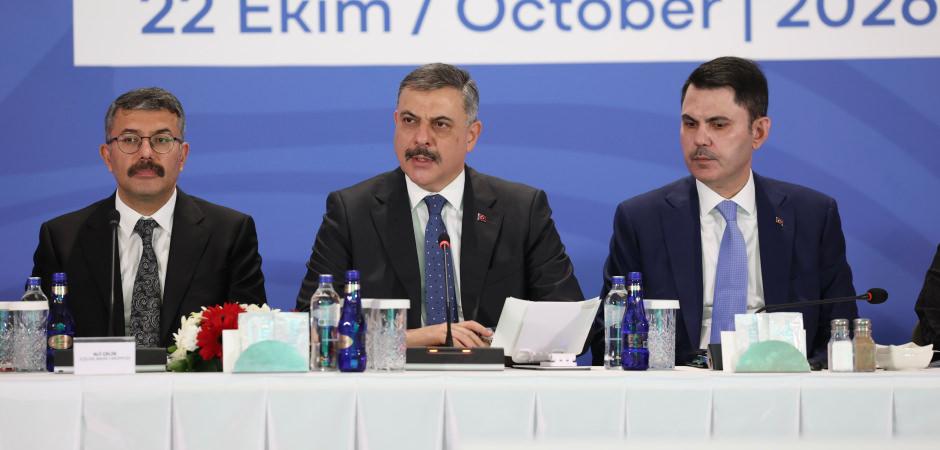 Bakan Kurum ve Bakan &Ccedil;ift&ccedil;i COP31 hazırlıklarını Antalya'da değerlendirdi