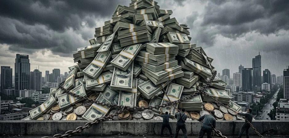 D&uuml;nya bor&ccedil; i&ccedil;inde y&uuml;z&uuml;yor! &Uuml;lkeler u&ccedil;urumun eşiğinde