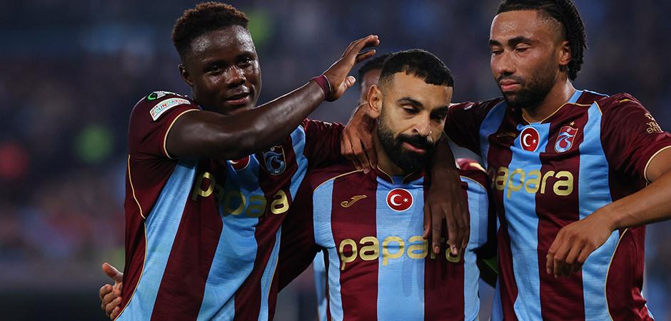 Salah yine imzasını attı! Trabzonspor'dan Avrupa'da g&uuml;&ccedil; g&ouml;sterisi