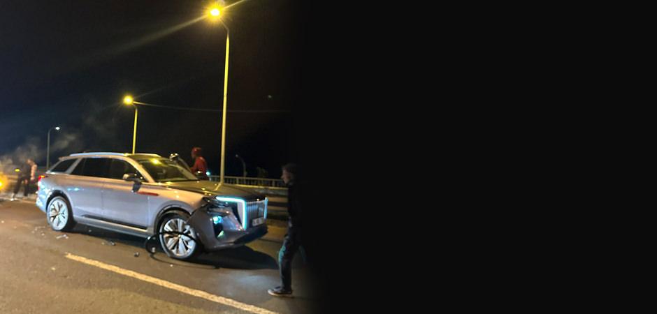 Trabzonspor'un yıldızı trafik kazası ge&ccedil;irdi!