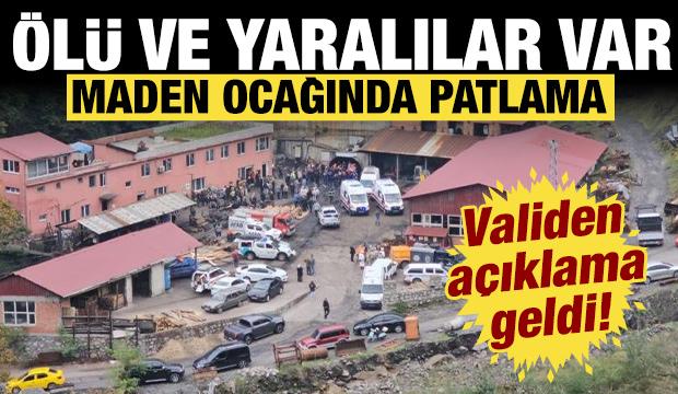 Zonguldak'ta maden ocağında patlama: &Ouml;l&uuml; ve yaralılar var!
