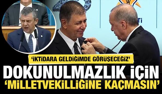 &Ouml;zel yine Cemil Tugay'ı hedef aldı: "Dokunulmazlıkla milletvekilliğine falan ka&ccedil;ırmazlar"