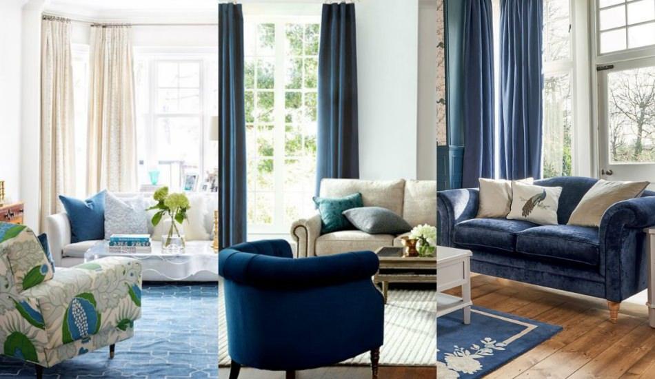 Lacivert ve mavi koltuk dekorasyonları nasıl yapılır? Dekorasyon
