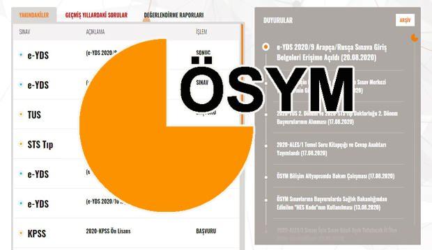 KPSS sınav giriş yerleri açıklandı mı? ÖSYM 2020 AİS KPSS ...