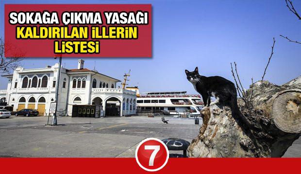 Sokağa çıkma yasağı hangi illerde yok? Pazar günü ...