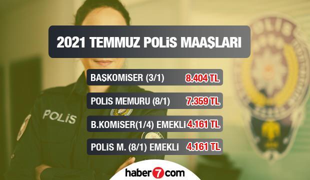 Polis Temmuz 2021 zamlı maaş ne kadar olacak? Polis ...
