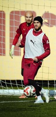 Galatasaray, Gençlerbirliği maçı hazırlıklarını sürdürdü