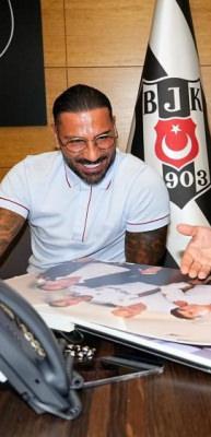 Beşiktaş'a s&uuml;rpriz misafir! Quaresma, Adalı ile g&ouml;r&uuml;şt&uuml;