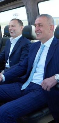 UEFA Başkanı Aleksander Ceferin, İstanbul'a geldi