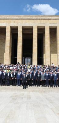 Aziz Yıldırım, Anıtkabir'i ziyaret etti