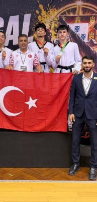 Portekiz'de T&uuml;rk r&uuml;zgarı! 3 altın madalya