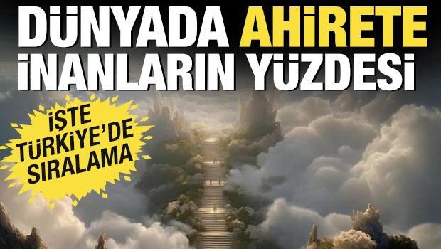 Türkiye'de ahirete inanların yüzdesi ortaya çıktı! İşte dünyadaki sıralama
