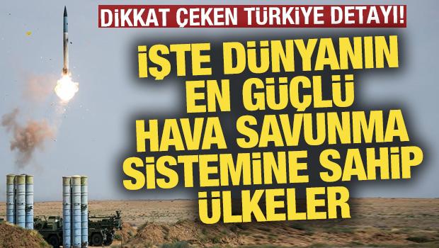 Türkiye bakın kaçıncı sırada? Dünyanın en güçlü hava savunma sistemine sahip ülkeler belli oldu