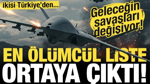 Geleceğin en ölümcül Savaş Uçağı İHA'ları ortaya çıktı! İkisi Türkiye'den...