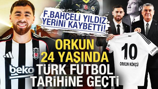 F.Bahçeli yıldız yerini kaybetti! Orkun Kökçü, 24 yaşında Türk futbol tarihine geçti! 