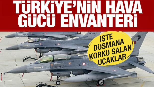 Türkiye’nin kaç tane savaş uçağı var? İşte hava gücü envanteri