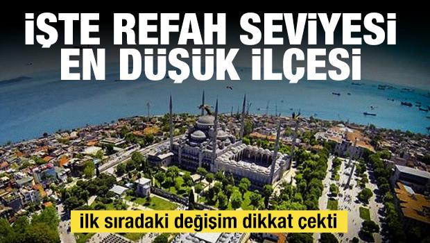 TÜİK açıkladı! İstanbul'un refah seviyesi en düşük ve en yüksek ilçeleri belli oldu 