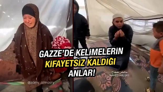 Sağanağın vurduğu Gazze'de babanın sözleri yürekleri yaktı