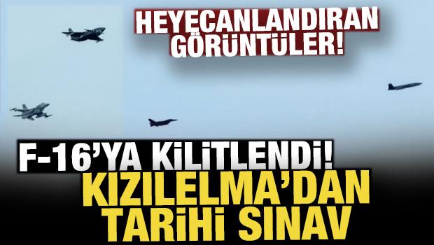 Bayraktar KIZILELMA simüle atışta F-16'ya kilitlendi tam isabetle imha etti