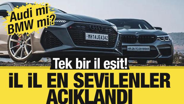 Tek bir il eşit! Audi mi BMW mi? İl il tercihler açıklandı... 