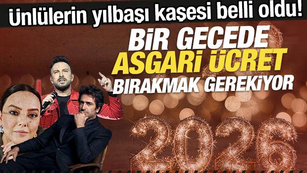 Ünlülerin yılbaşı kaşesi belli oldu! Bir gecede asgari ücret bırakmak gerekiyor... 