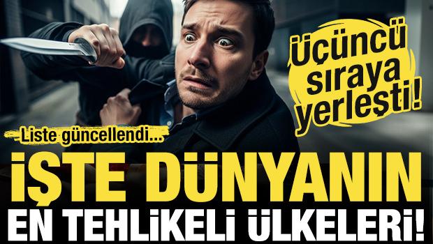 Liste güncellendi! İşte Dünyanın en tehlikeli ülkeleri! Üçüncü sıraya yerleştiler...
