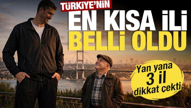 En kısa boylu insanların olduğu il a&ccedil;ıklandı! Yan yana 3 il dikkat &ccedil;ekti 