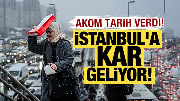 İstanbul'a kar geliyor! Tarih verildi... 