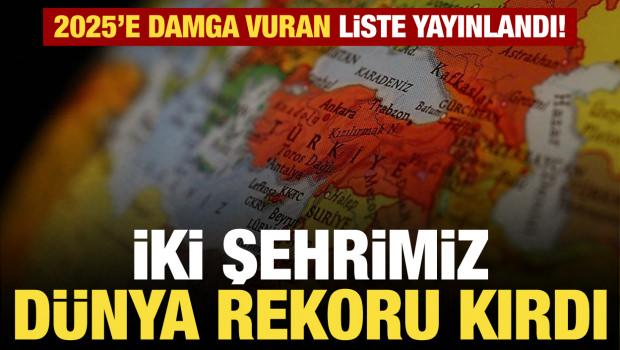 2025'in en &ccedil;ok turist ağırlayan şehirleri: T&uuml;rkiye'den 2 şehir listede!