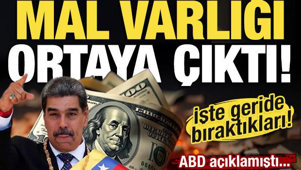 Venezuela Başkanı Maduro'nun mal varlığı ortaya &ccedil;ıktı! İşte geride bıraktıkları...