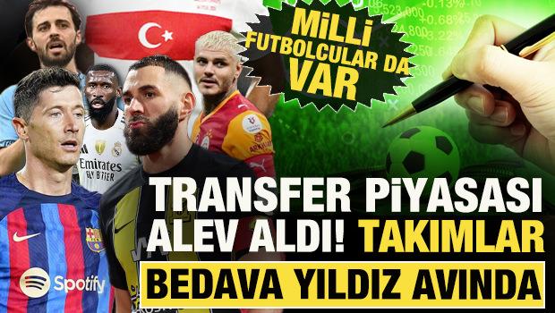 Transfer piyasası alev aldı! Takımlar bedava yıldız avında: Zeki &Ccedil;elik de listede