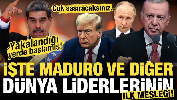 Yakalandığı yerde başlamış! İşte Maduro'nun ilk mesleği! &Ccedil;ok şaşıracaksınız....