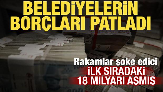 Yılın  en bor&ccedil;lu belediyesi belli oldu! 18 milyar 100 milyon lira ile rekor kırdılar... 